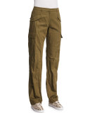 Straight-Leg Cargo Pants, Juniper