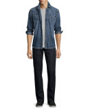 Geno Straight-Leg Denim Jeans, 2S Body Rinse