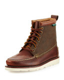 Sherman 1955 Leather Lace-Up Boot, Dark Tan