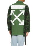 Camo Over-Dyed Field Jacket, Olive