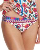 Antigua Charmer Strappy-Side Swim Bottom, Multi