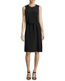 Go Blackbelt Sleeveless Silk-Blend Dress