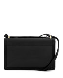 Barcelona Leather Shoulder Bag, Black