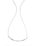 Expose Flawless Diamond Bar Necklace in 14K White Gold