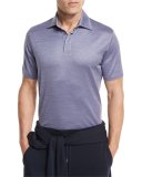 Textured Polo Shirt, Light Purple