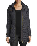 Bellbridge Long Quilted Jacket, Black