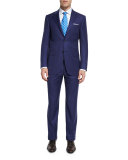 Sienna Contemporary-Fit Tonal-Stripe Two-Piece Suit, Blue