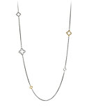 Quatrefoil Chain Necklace with Gold