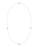 Capri Turquoise & Emerald Station Necklace
