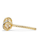 10mm Petite Cable Wrap Champagne Citrine Ring