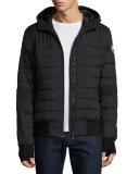 Cabri Hooded Down Bomber Jacket