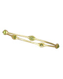 Five-Stone Skinny Bangle, Peridot