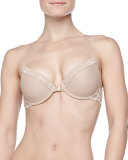 Feathers Front-Close Rackerback Bra