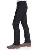 Matchbox Stretch-Denim Jeans, Heat (Dark Indigo)
