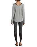 Serenity V-Neck Sweatshirt, Gray