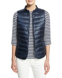 Quilted Zip-Front Vest