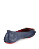 Minnie Travel Ballerina Flat, Red/Blue