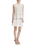The Jubilee A-Line Mini Skirt, White