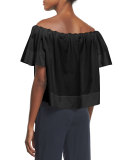 Off-The-Shoulder Cropped Top