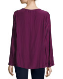 Amelia Long-Sleeve Peasant Top
