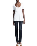 Stretch-Denim Leggings