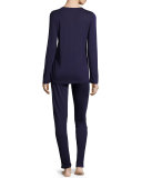 Windflower Long-Sleeve Pajama Set
