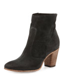 Diva Classic Suede Bootie, Moonless