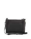 Papier Envelope Crossbody Bag, Black