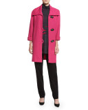 Paris Plush Easy Coat, Pink