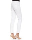 Slim Ankle Jeans, White