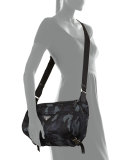 Camo Nylon Medium  Messenger Bag