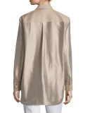 Carlise Long Silk Blouse