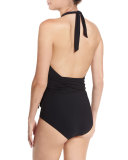 Prima Cross-Halter One-Piece Swimsuit