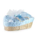 Ziggy Plush Gift Basket, Blue