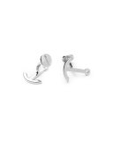 Anchor Cuff Links, Silver