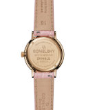 Agnes Varis 32mm Alligator Strap Watch with Amethysts 