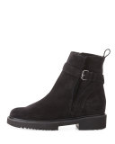 Claudia Shearling-Lined Boot, Black