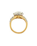 Estate Edwardian Platinum & Diamond Engagement Ring, Size 6.25