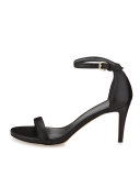 Nunaked Leather Sandal, Black