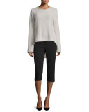 Long-Sleeve High-Low Sweater, Hazel