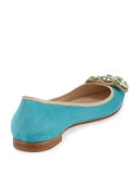 Jewel Medallion Skimmer Flat, Anice