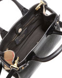 Banner Small House Check Derby Tote Bag, Black