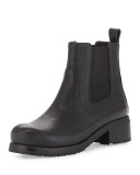 Original Grained Leather Chelsea Boot, Black