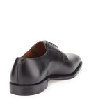 Leather Derby Shoe, Black