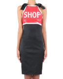Shop Embellished Sheath Dress, Black