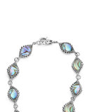 Contessa Abalone Station Necklace, 20"