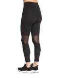 Ballistic Mesh-Panel Ribbed Sport Leggings