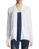 Veneer Dual Zip-Up Jacket, White