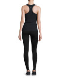 Airbrush Sport Leggings, Black