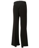 Beekman Wide-Leg Pants, Black 